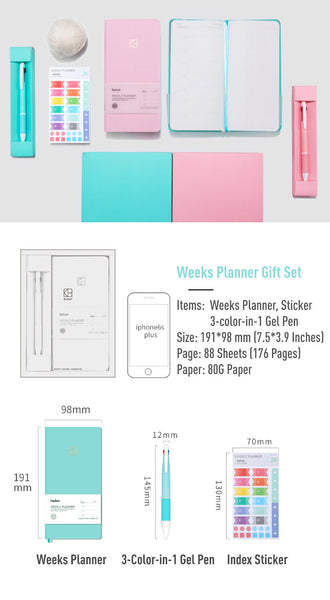 Hobonichi-Style 2020 Weeks Planner Gift Set