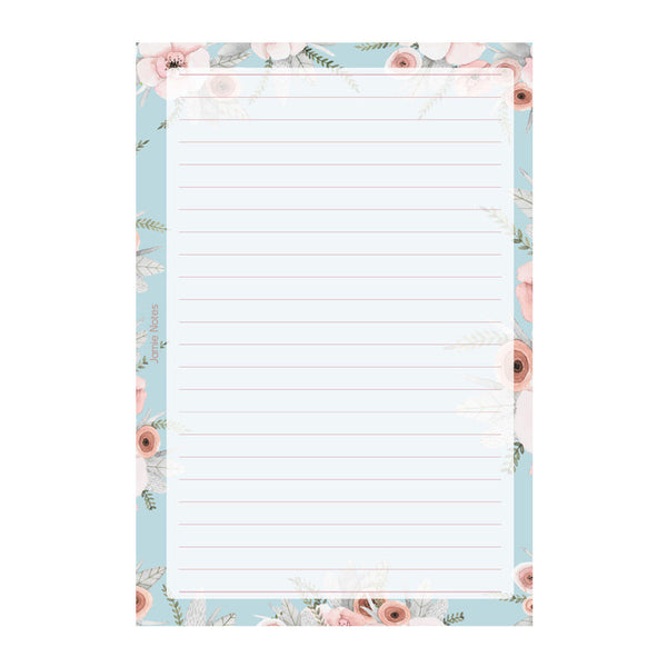 A5/A6 Floral Ruled Line Binder Planner Refills (40 Sheets)