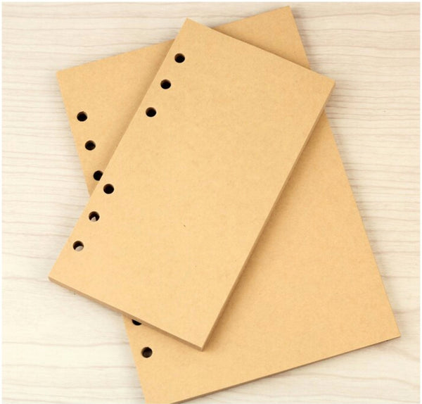 A5/A6 Kraft Binder Planner Refills (40 Sheets)