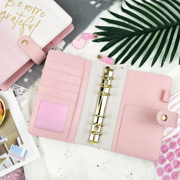 A5/A6 Premium Leather Binder Planner with Refillable Inserts