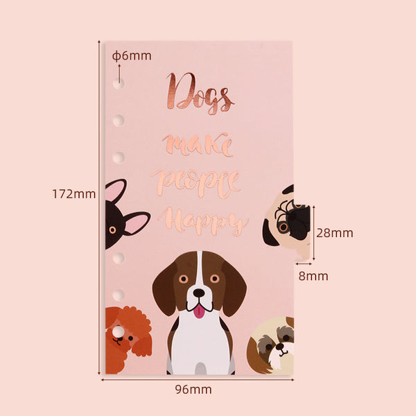 A6 Planner Laminated Divider (Set of 6)