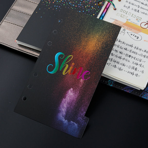 A6 Planner Laminated Divider (Set of 6)