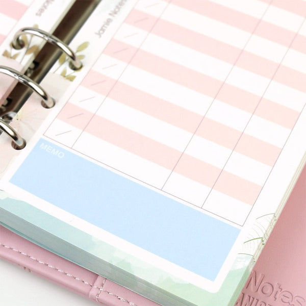 A5/A6 Floral Budget Binder Planner Refills (40 Sheets)