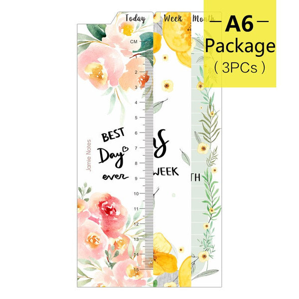A5/A6 Planner Refills Index Divider / Ruler (Today/Week/Month)