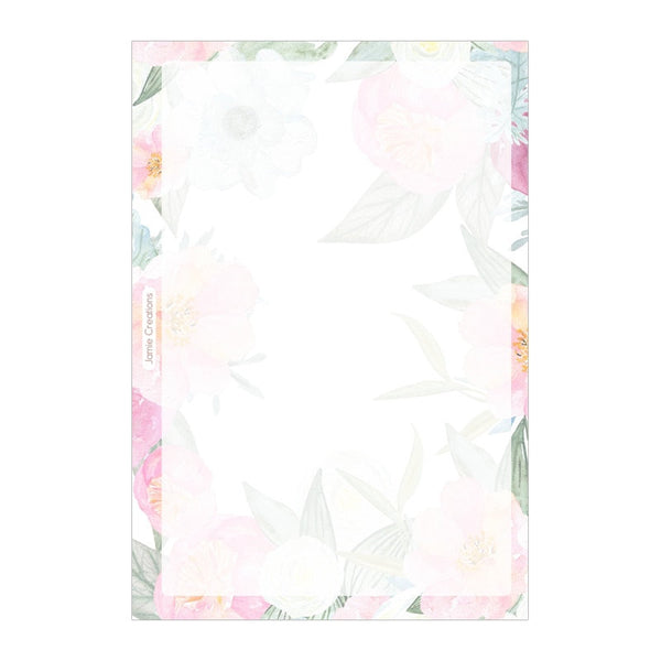 A5/A6/A7 Floral Blank Binder Planner Refills (40 Sheets)