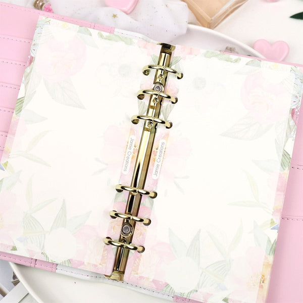 A5/A6/A7 Floral Blank Binder Planner Refills (40 Sheets)