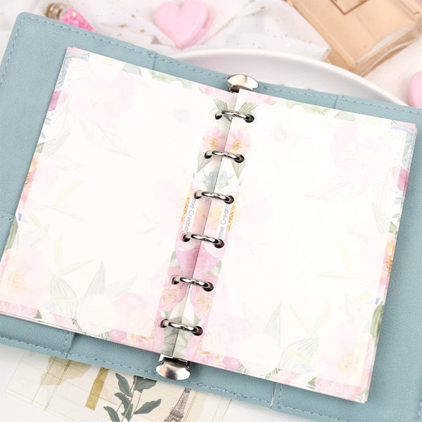A5/A6/A7 Floral Blank Binder Planner Refills (40 Sheets)