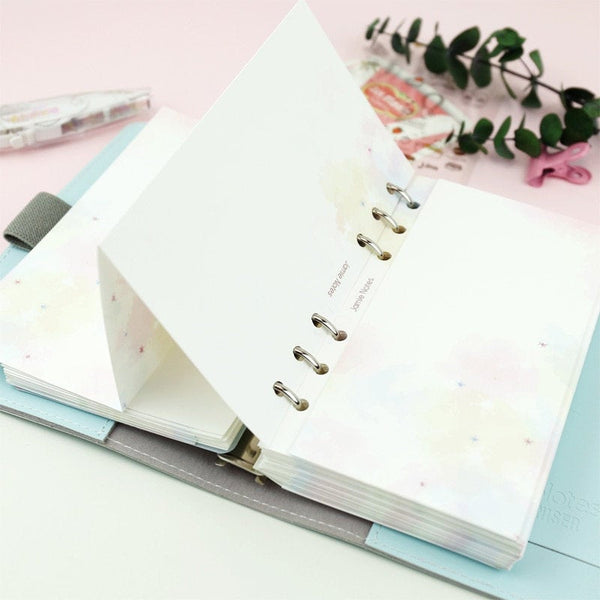 A5/A6 Blank Three-Fold Binder Planner Refills (20 Sheets)