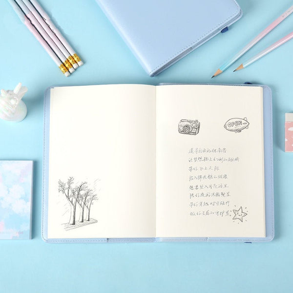 Cute Unicorn A5 Notebook Set with Pencil, Pencil Sharpener, Eraser and Notepads