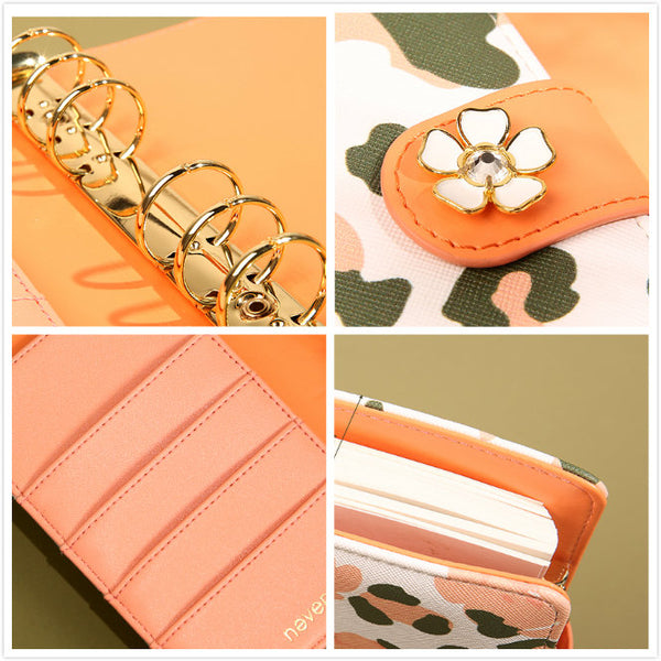 A6 Premium Leather Binder Planner with Refillable Inserts