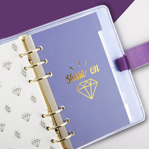 A6 Planner Laminated Divider (Set of 6)
