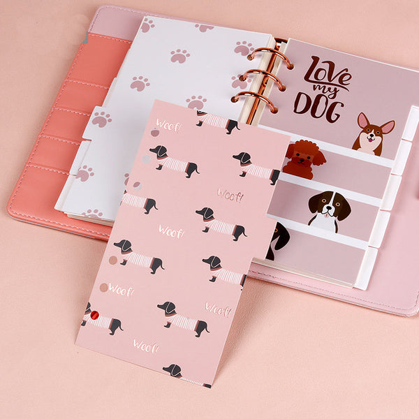 A6 Planner Laminated Divider (Set of 6)