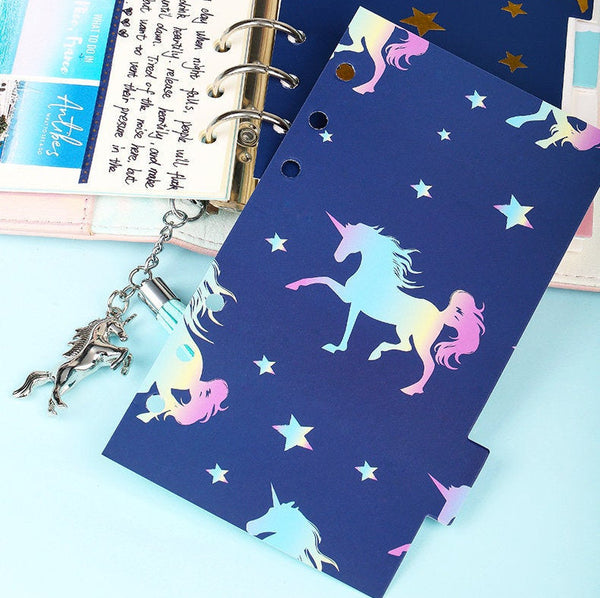 A6 Planner Laminated Divider (Set of 6)