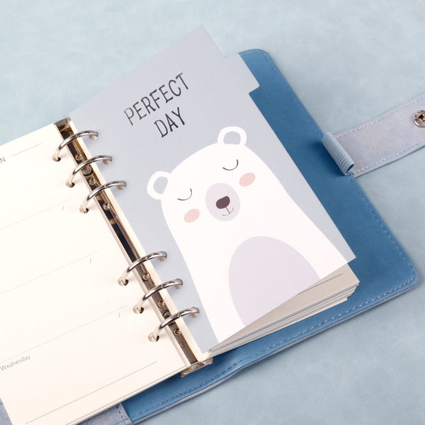 A6 Planner Laminated Divider (Set of 6)