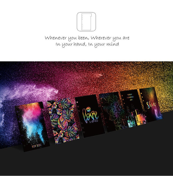 A6 Planner Laminated Divider (Set of 6)