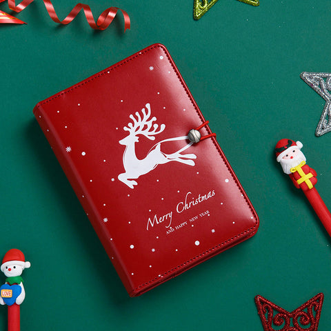 A6 Christmas Leather Binder Planner Gift Set