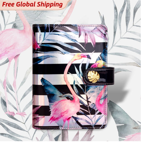 A6 Premium Leather Binder Planner with Refillable Inserts