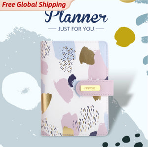 A6 Premium Leather Binder Planner with Refillable Inserts