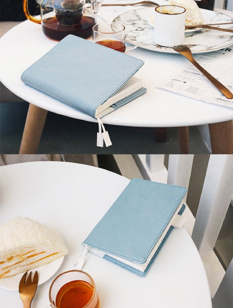 A5/A6 Hobo-Style Leather Planner with Refillable Notebook