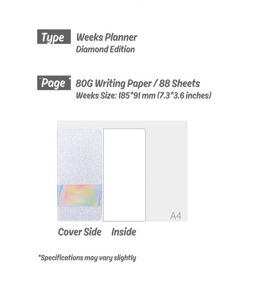 Hobonichi-Style 2020 Weeks Planner (176 Pages)