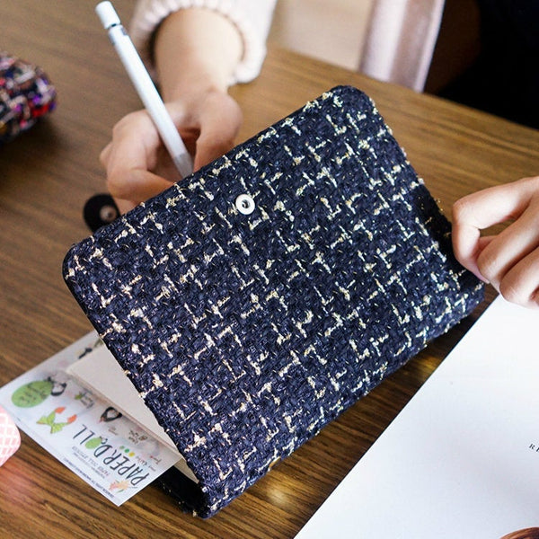 A5/A6 Binder Planner with Tweed Cover and Refills