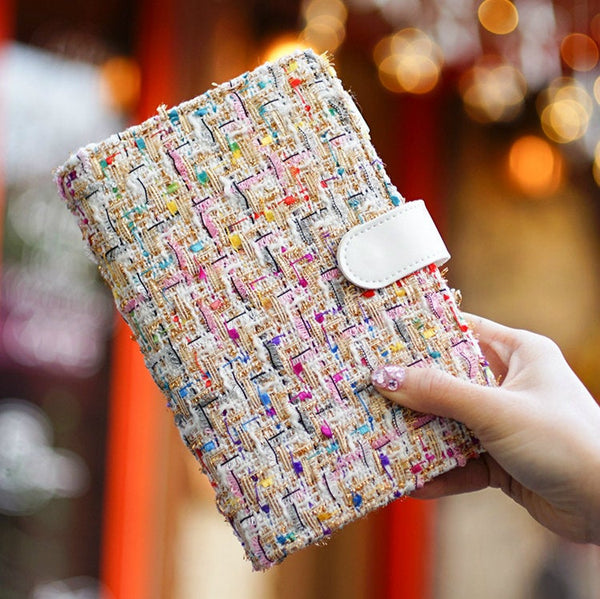 A5/A6 Binder Planner with Tweed Cover and Refills