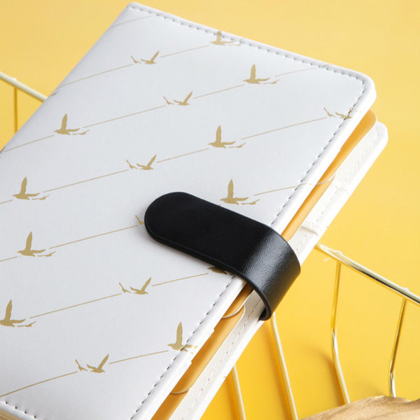A6 Minimal Leather Planner with Refillable Inserts