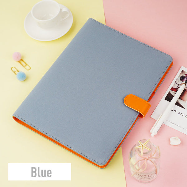 B5 Large Cotton Binder Planner with Refillable Inserts