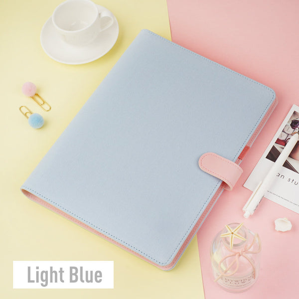 B5 Large Cotton Binder Planner with Refillable Inserts