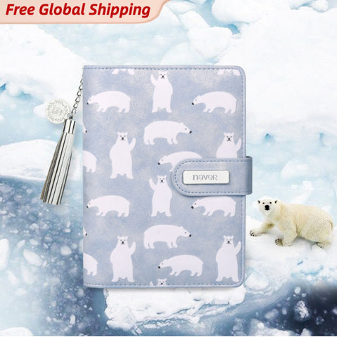 A6 Premium Leather Binder Planner with Refillable Inserts