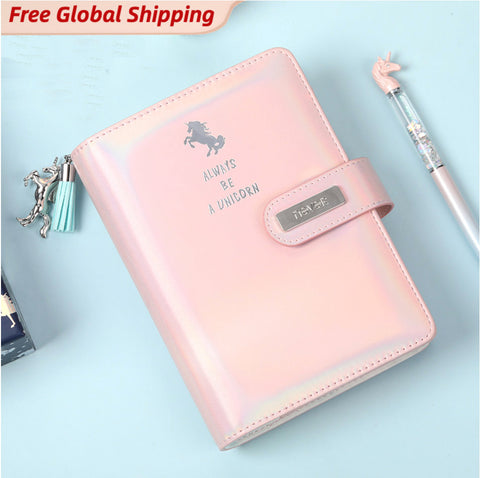A6 Premium Leather Binder Planner with Refillable Inserts