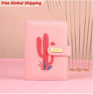 A6 Premium Leather Binder Planner with Refillable Inserts