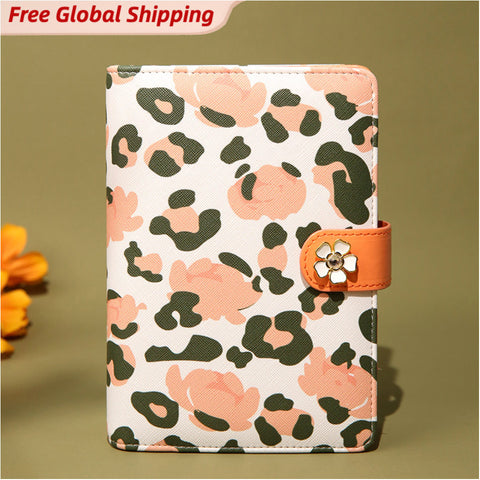A6 Premium Leather Binder Planner with Refillable Inserts
